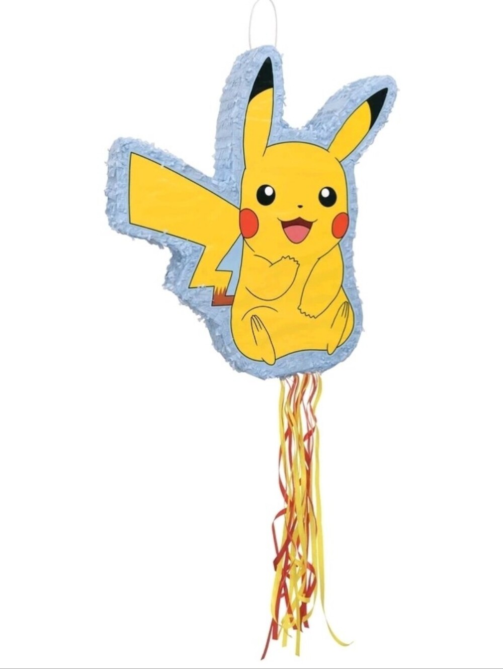 Pokémon Pikachu-Shaped Drum Pull Pinata, 1ct